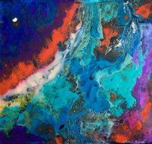 Artwork by Sandi Ritchie Miller - "A Moon"